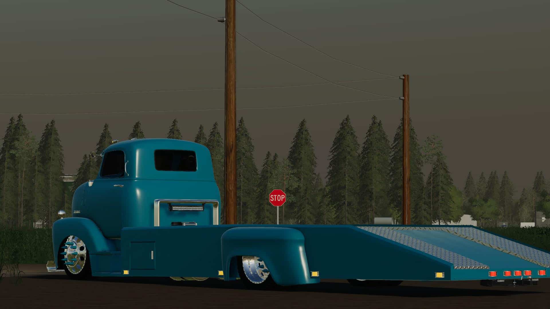 48 Chevy ramp truck and 71 Chevy C10 v1.0 Mod Farming