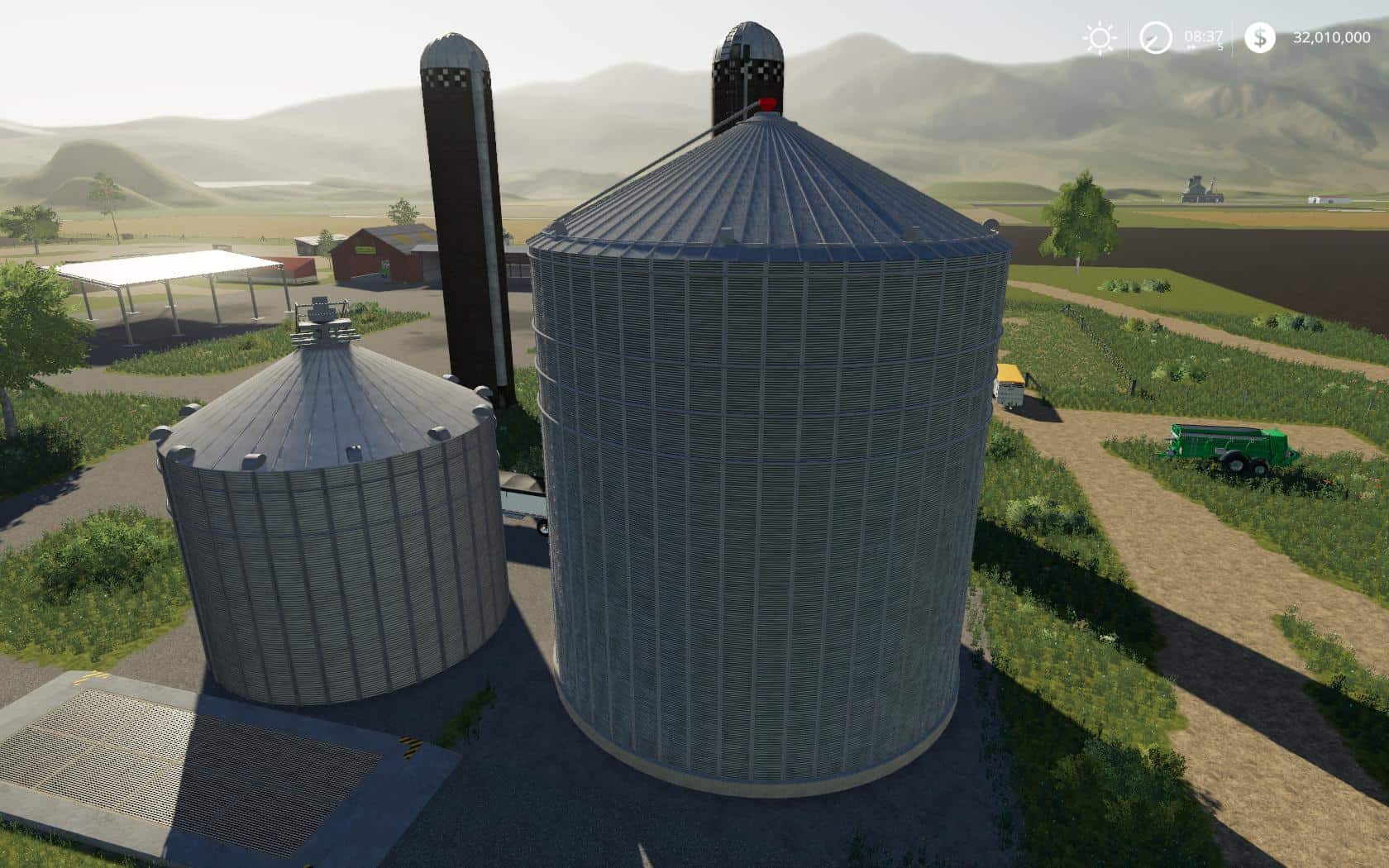 Placeable large grain bin extension v1.0 Mod Mod Download