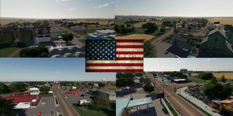 CountyLine v1.0.0.0 Map Farming Simulator 19 Mod / FS19