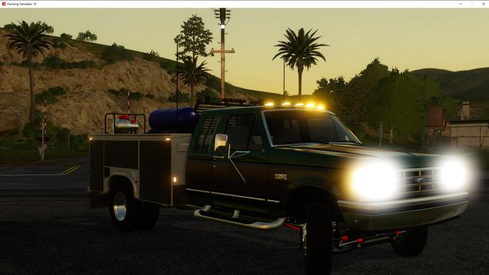 1989 Ford F250 v1.0.0.0 Mod Farming Simulator 19 Mod / FS19