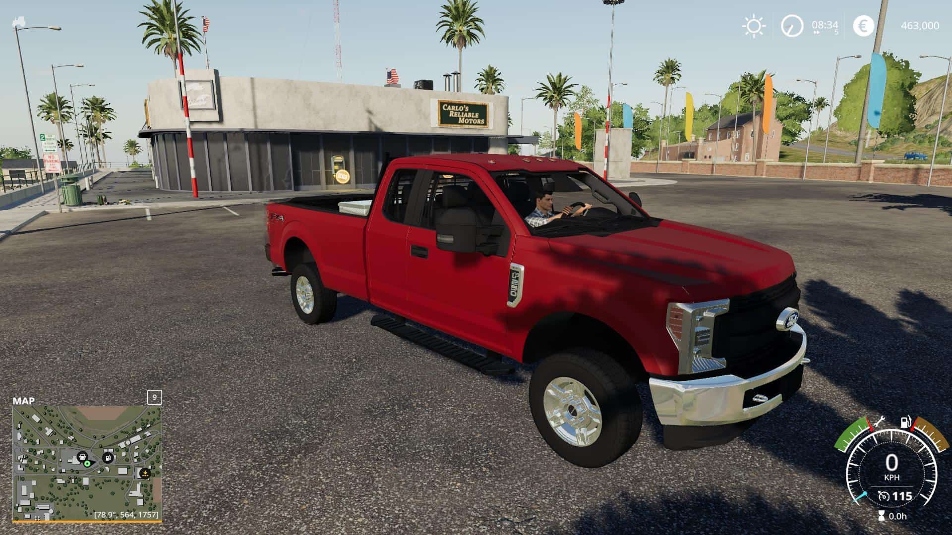Ford F250 LONG TİRES & AXLE 1200HP Mod