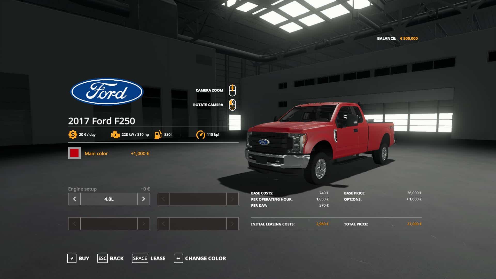 Ford F250 LONG TİRES & AXLE 1200HP Mod thumbnail 9
