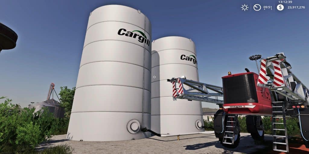 Placeable Cargill Liquid Fert Refill Tanks v1.0 Mod