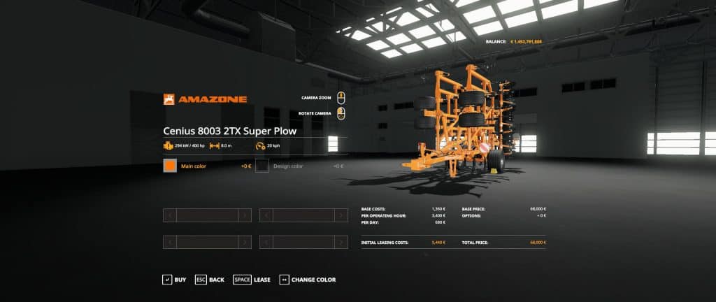 Amazone Cenius 8003 2TX Super Gamling Edition v1.0.0.0 Mod