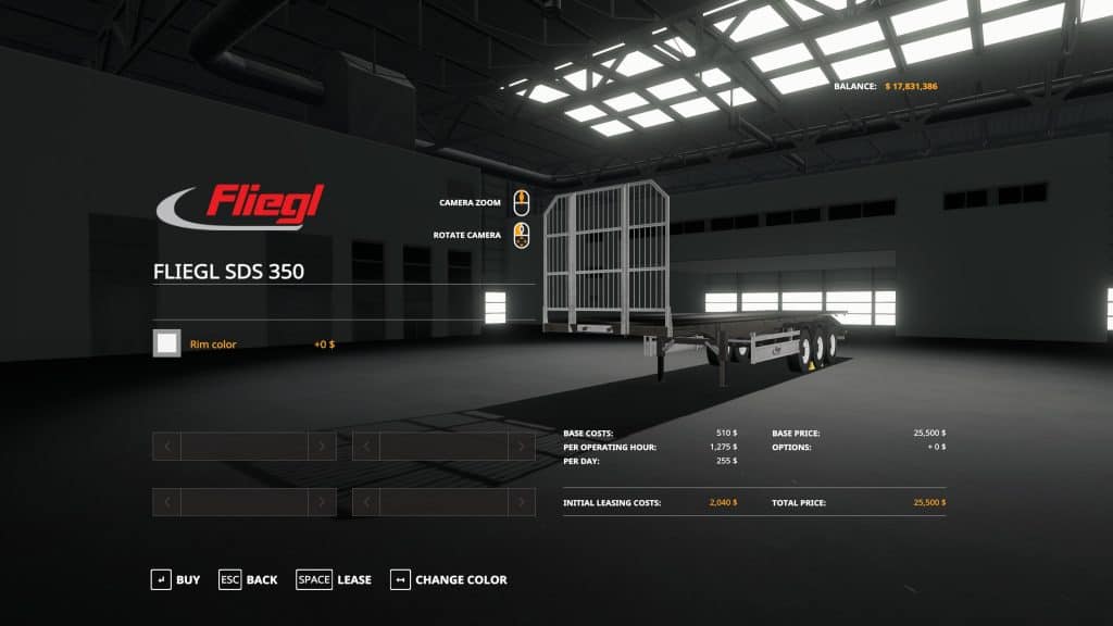 Fliegl Flatbed v1.1 Trailer