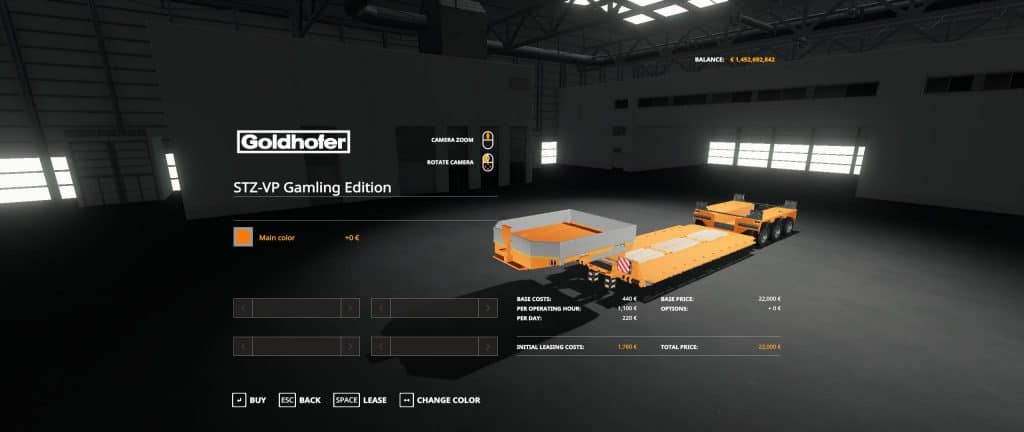 Goldhofer STZ-VP Gamling Edition v1.0.0.1 Trailer