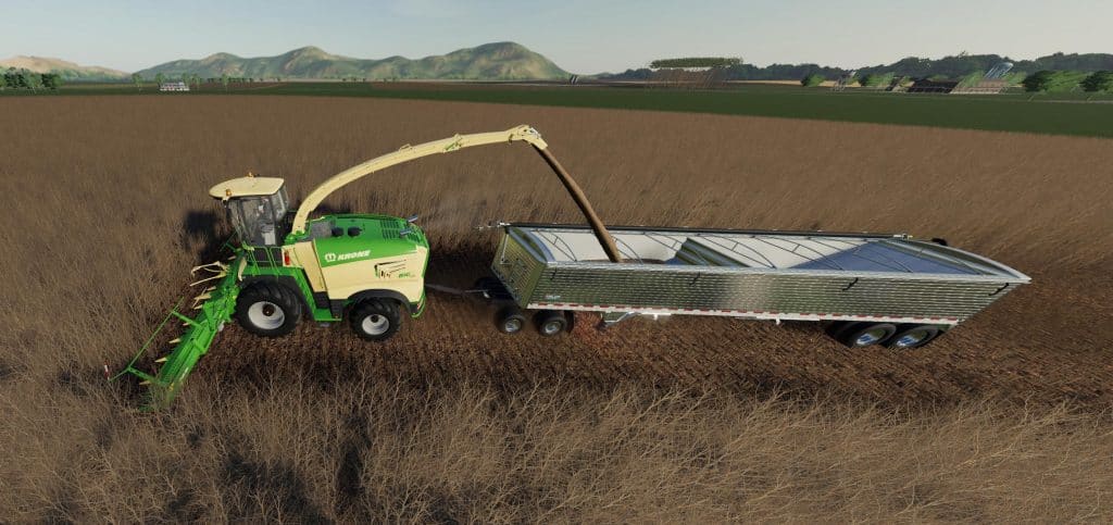 Krone X-Collect 900-3 Poplar v1.0.1 Mod