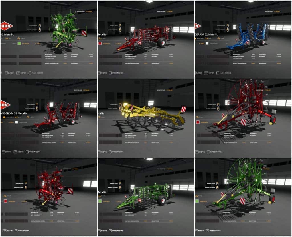 Kuhn Pack Metallic Edit v1.0.0.0 Mod