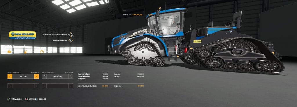 New Holland T9 v1.0.0.19 Tractor