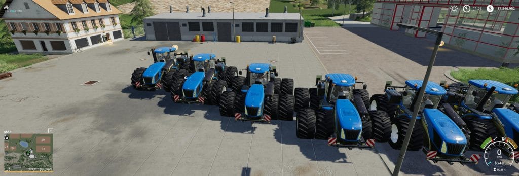 NEW HOLLAND T9.700 v1.2.0.0 Tractor