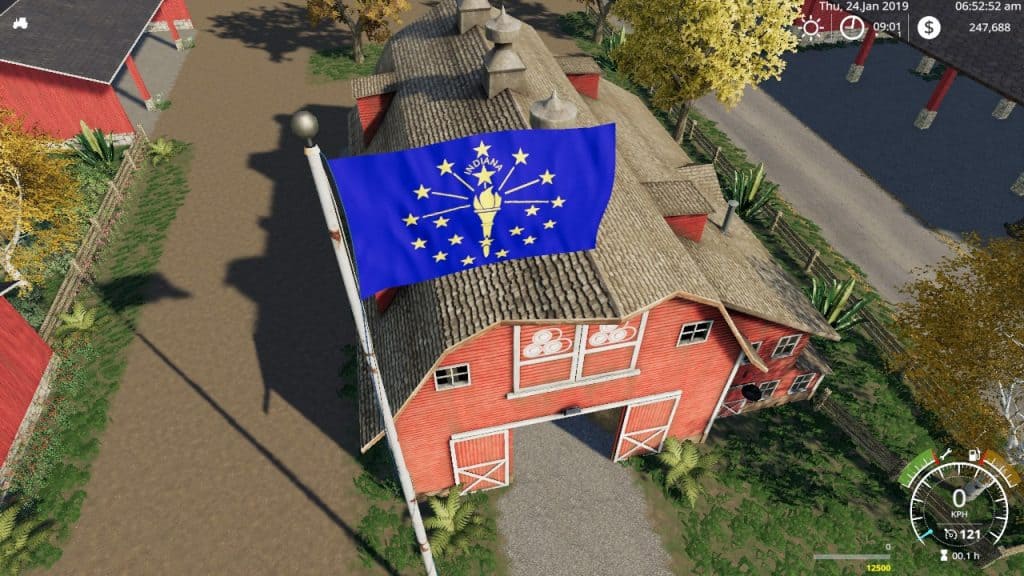 Indiana state Flag v1.0.0.0 Mod