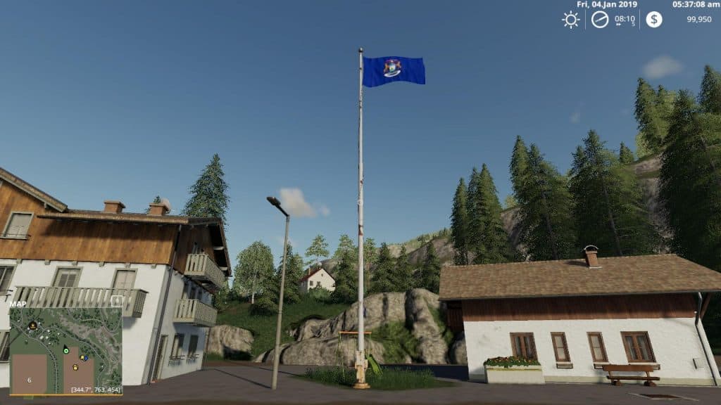 Flag of Michigan v1.0.0 Mod