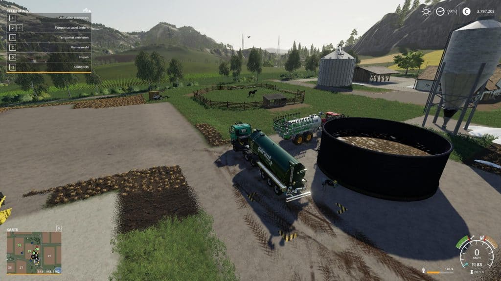 HoT Befullbares Gulle Lager v1.0 Mod