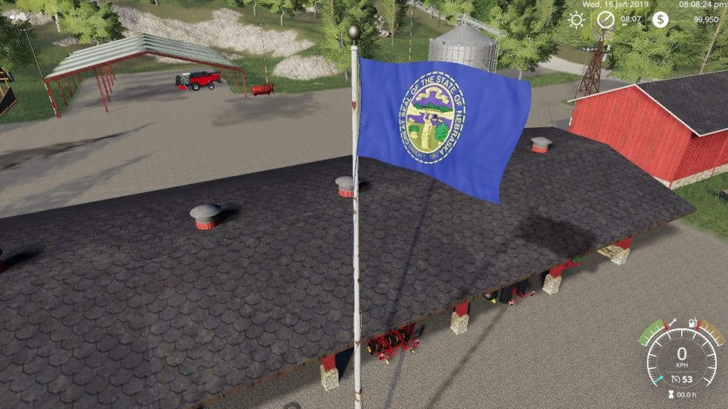 Nebraska Flag v1.0.0.0 Mod