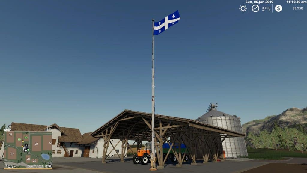 Quebec Flag v1.0.0.0 Mod