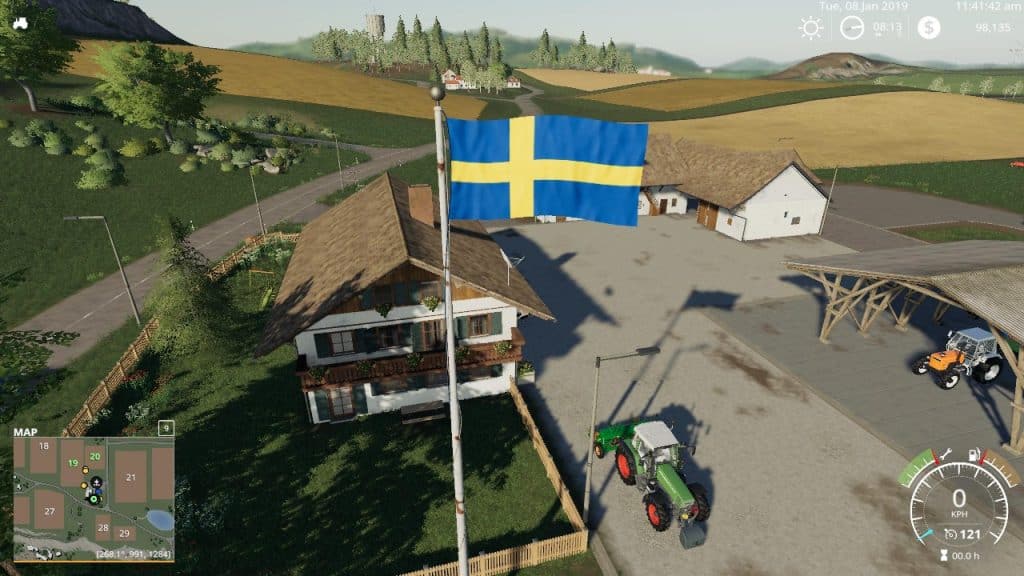 Sweden flag v1.0.0 Mod