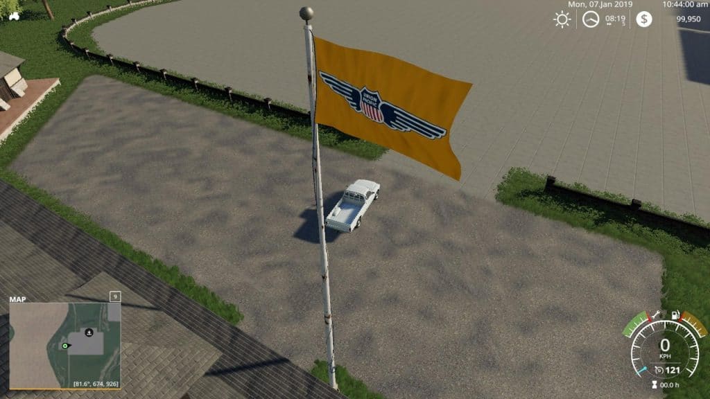 Tribute Union Pacific flag v1.0.0 Mod