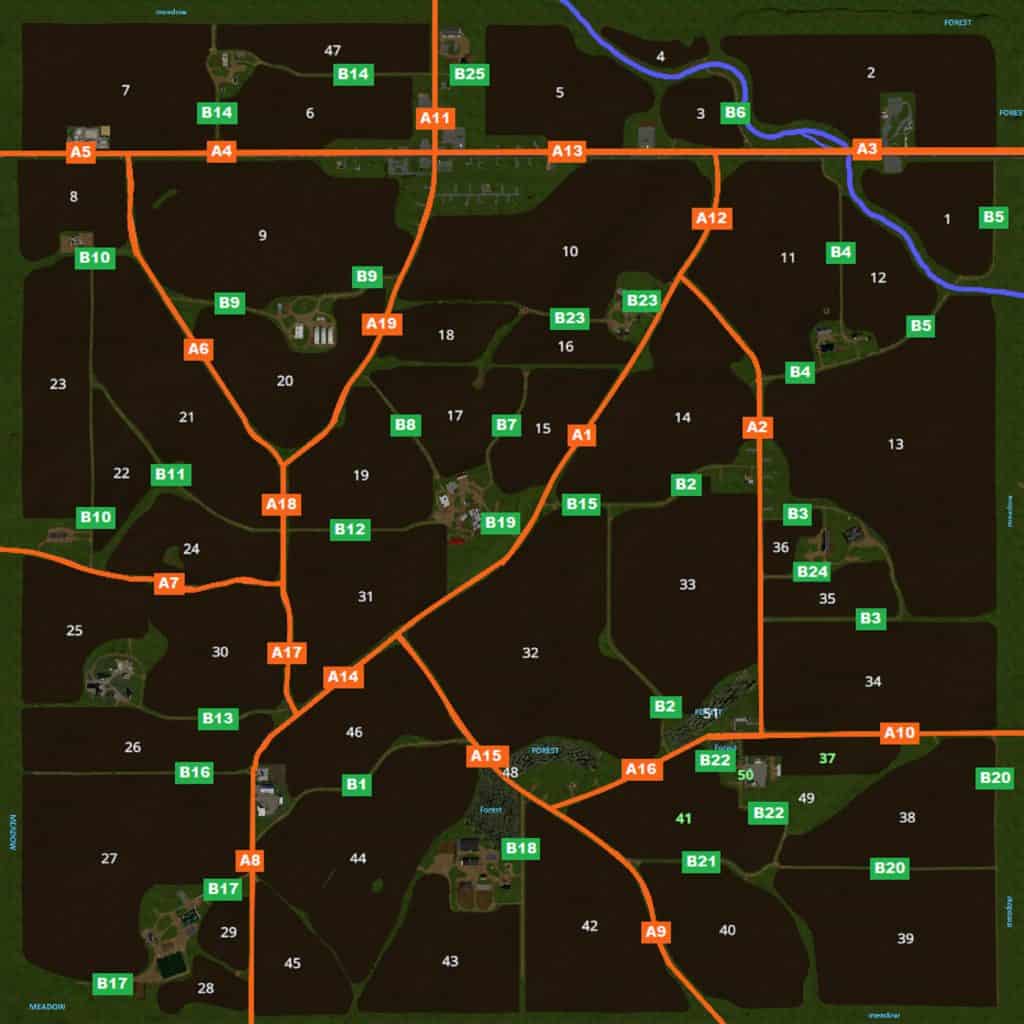 COURSEPLAY ROADS – CLOVER CREEK V2.0 Mod
