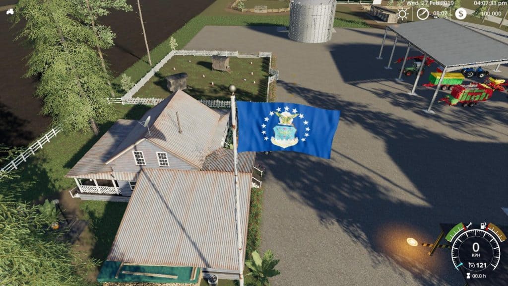 USA Air Force Flag v1.0.0.0 Mod