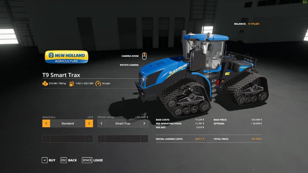 US T9700 v1.0 Tractor
