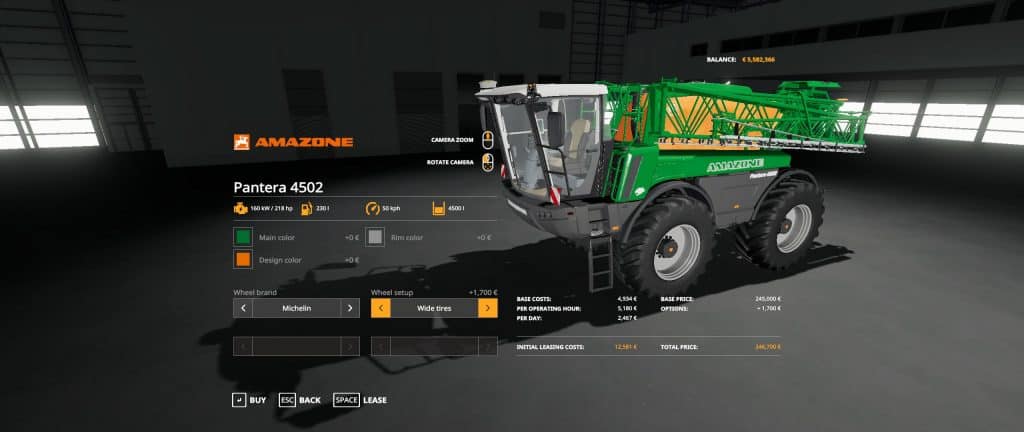 Amazone Pantera 4502 v1.0.0.0 Mod
