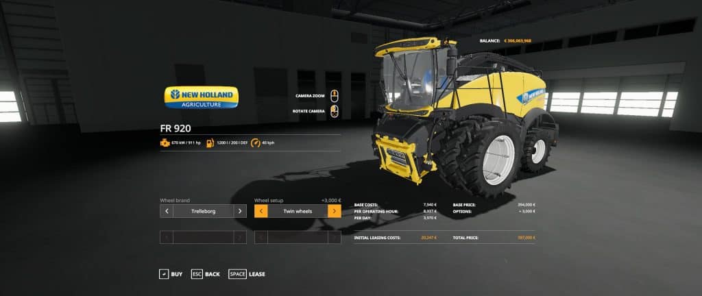 New Holland FR 920 v1.0.0.1 Mod