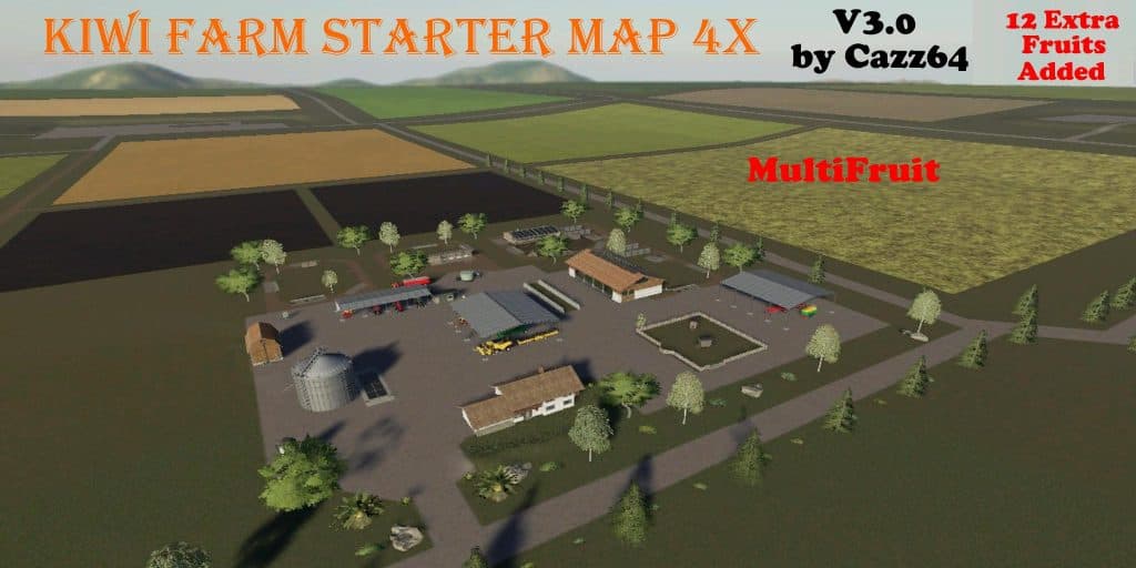 KIWI FARM STARTER MAP 4X MULTI FRUIT v3.0 MAP