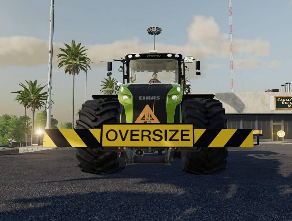 Three Point OversizedLoad Sign v1.0 Mod