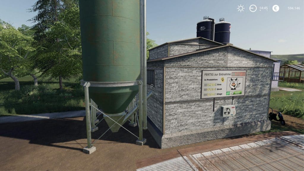 Misch Futter Produktion mit GRAS Befullung v1.3.1 Mod
