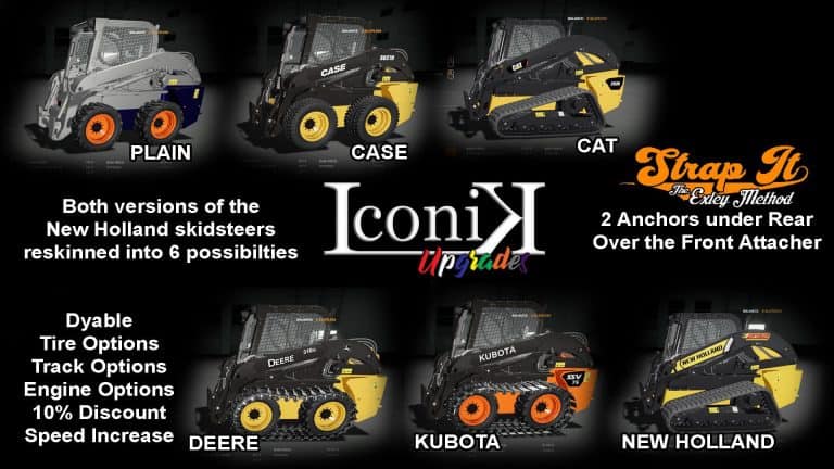 Iconik Skidsteers v1.0 Mod Mod Download