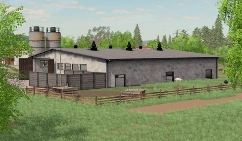 Placeable Pigsty XL – 500 Pigs 1.2.0 (Seasons Ready) Mod