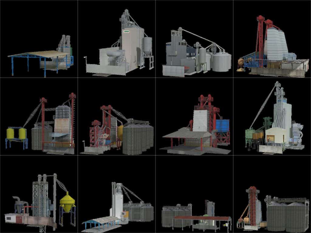 Grain-Silo Pack HUN v1.0 Mod