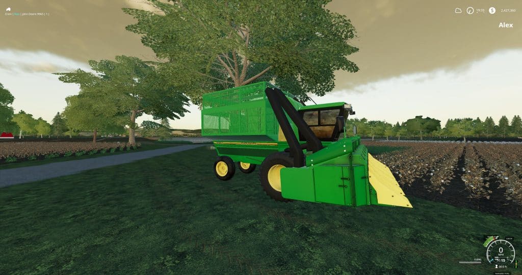 John Deere 9965 6 row edit BETA Mod