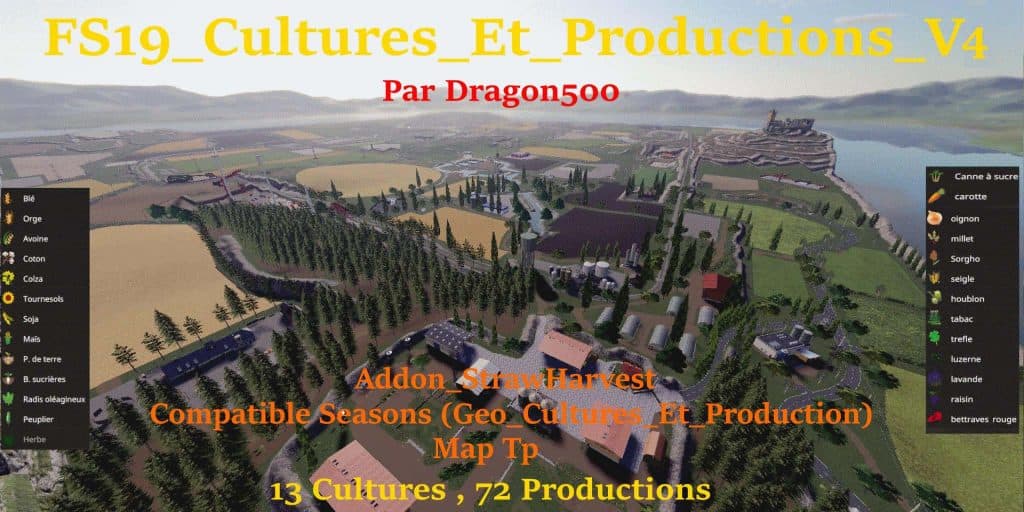 Cultures Et Productions v4.0 Mod