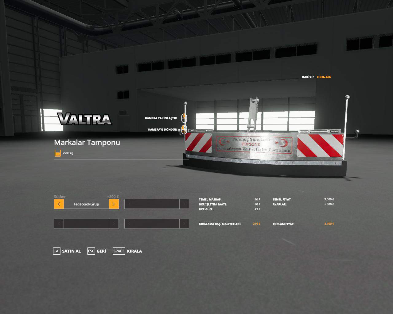 Markalar Agırlik Tamponu v1.0 Mod thumbnail 2