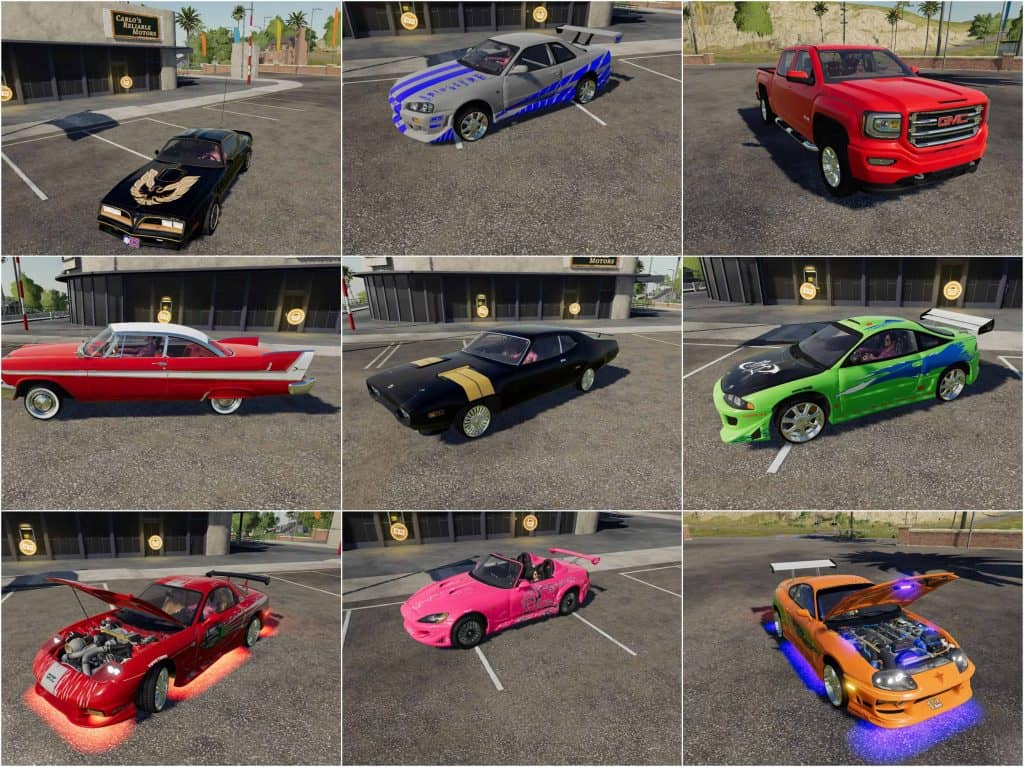 Cars Pack Mod