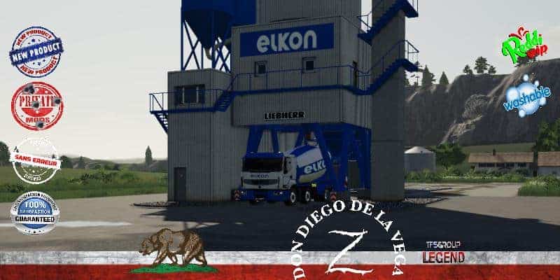 Centrale à béton elkon v1.5 Mod thumbnail 2