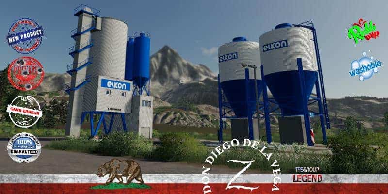 Centrale à béton elkon v1.5 Mod thumbnail 3