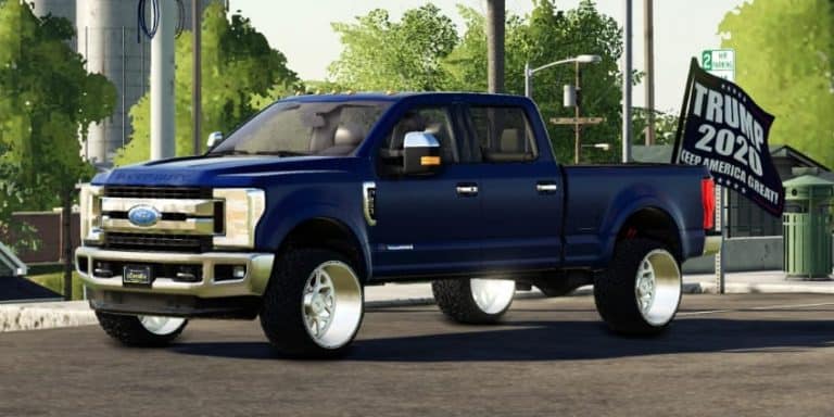 Trump Fs19 2017 Ford F250 Trump Flag Mod Mod Download