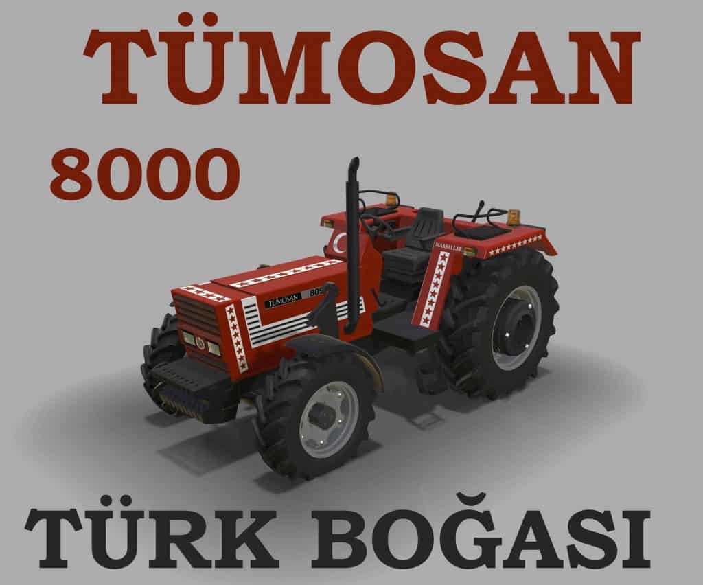 TUMOSAN 8000 Serisi Kabinsiz v1.0 Mod