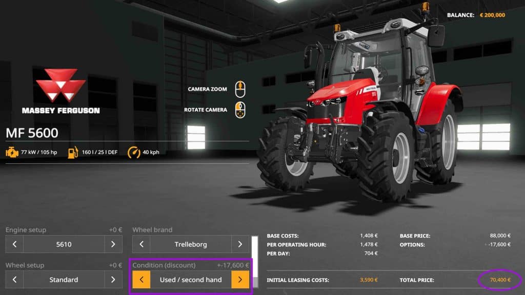 Buy Used Equipment 1.1.0.0 Mod