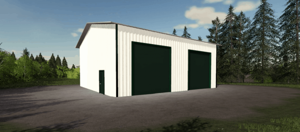 Custom Shed V2 With Working Lights And New Door Mod