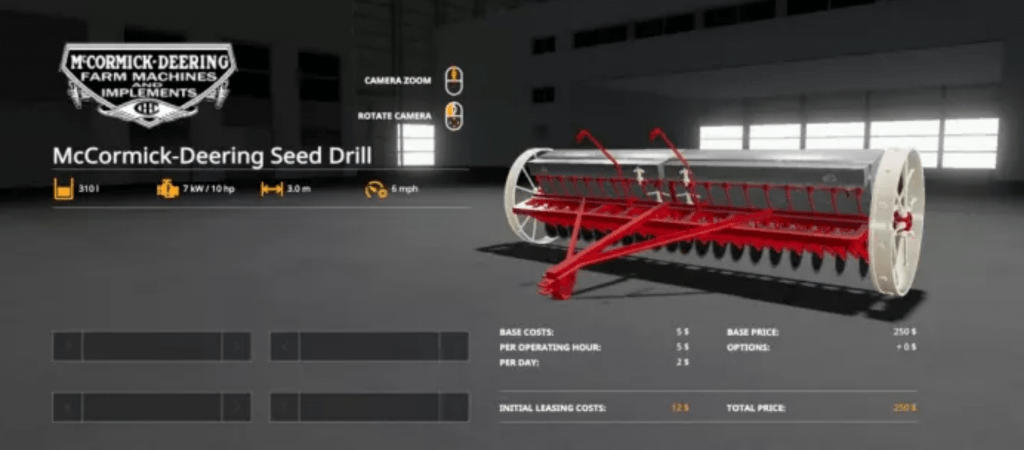 McCormick-Deering Seed Drill Mod