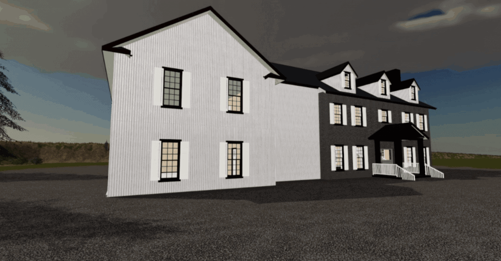 3 Car Garage England House Mod