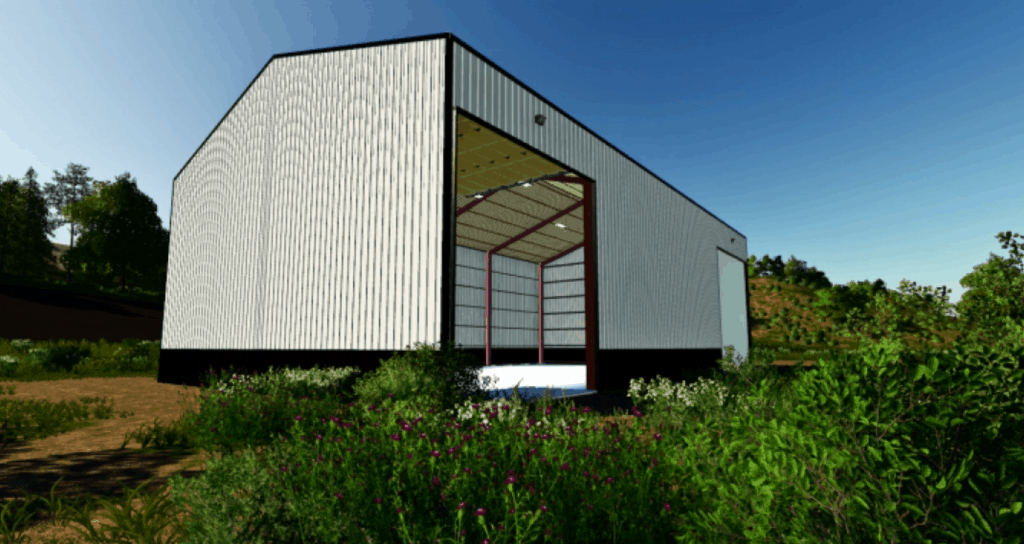 60 x 100 Foot Red Iron Building Mod