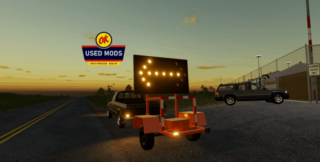 Construction Arrow Trailer Mod