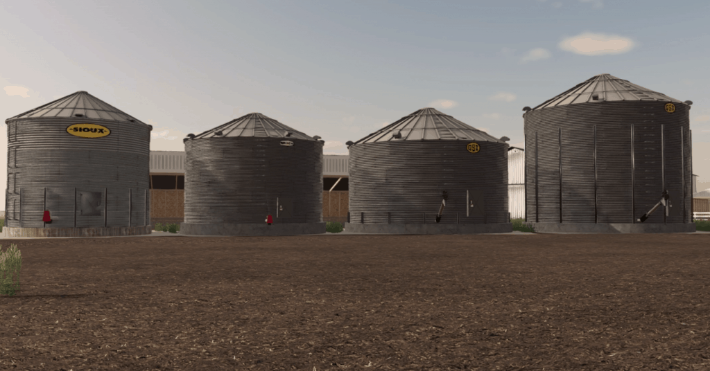 Diniz Farms Map Expansion Pack: Global Company Placeable Grain Bins Mod