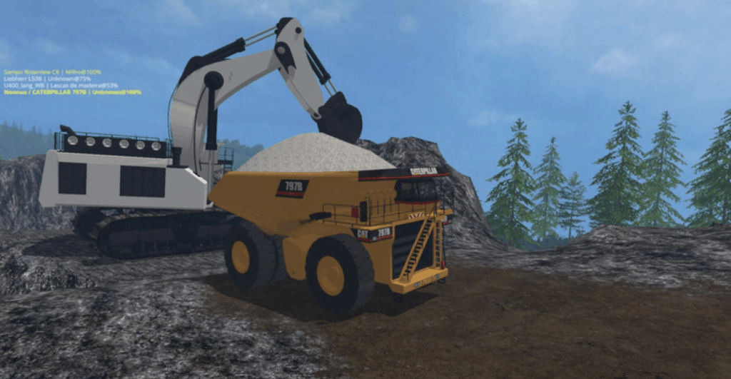 Liebherr 9800 excavator Mod