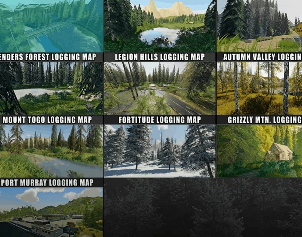 Forestry Maps Pack v1.0.0.0 Mod