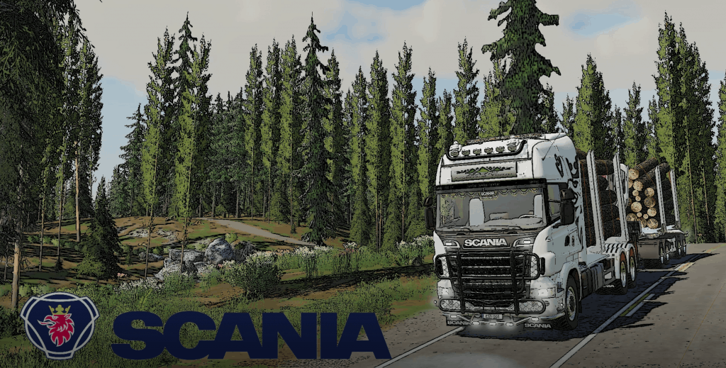 Scania R730S Timber Truck v1.0.0.0 Mod